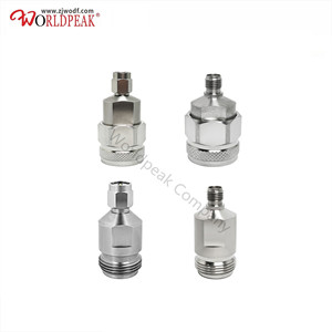 Nhà sản xuất 0-18 gam RF thép không gỉ kết nối N-<span class=keywords><strong>SMA</strong></span> JJ/KK/<span class=keywords><strong>JK</strong></span> Adapter N nữ để <span class=keywords><strong>SMA</strong></span> Jack đồng trục kết nối bộ chuyển đổi - Product Image 1