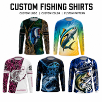 Camisa de Pesca de Manga Larga con Protección UV, Transpirable y Refrescante, para Hombre, Venta al Por Mayor, para Pesca de Lubina y Pesca en Alta Mar