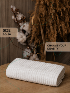 Toalla de Baño de Algodón de Alta Calidad con Rayas en Relieve, 50x90cm, 300-600 GSM, Suave y Absorbente, para Hotel y Hogar - Product Image 2