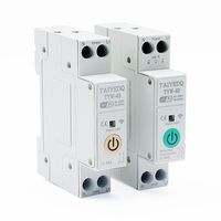 Disjoncteur intelligent Wi-Fi avec mesure KWh, 3 pôles, 6 kA, minuterie, compteur d'énergie industriel en plastique, tension, courant, fuite à la terre