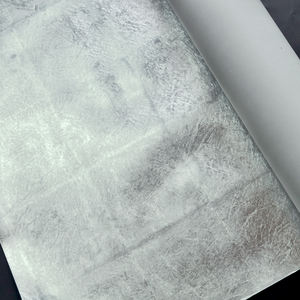 MYWIND yeni tasarım el yapımı folyo metalik lüks gümüş duvar kağıdı tasarımları Modern ev otel duvar dekorasyonu duvar kaplaması - Product Image 4