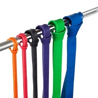 Logotipo personalizado 208 Cm Fitness Circle Bandas De Resistencia Ejercicio Estiramiento Bandas De Resistencia Set Pull up Assist Band para entrenamiento