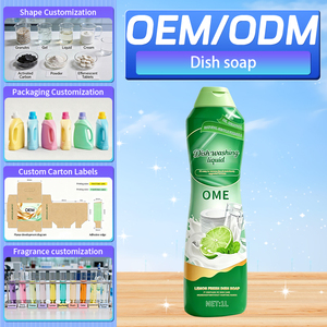 Lime Fresh Gentle Hand Care Dish Soap OEM Custom 1L Residue Free Dishwashing Liquid, Produits de nettoyage ménager Nettoyant pour cuisine - Product Image 1