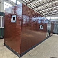 Projet clé en main, cabines préfabriquées de 40 pieds, vente chaude, nouveaux produits, cabines préfabriquées, petites maisons en bois, faible coût, chalet préfabriqué