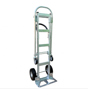 Chariot à main pliable 2 en 1 à quatre roues en aluminium avec roues industrielles OEM - Product Image 1