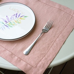 100% Lino 35cm * 48cm Servilletas cuadradas sólidas Decoración Cocina Mesa Manteles individuales Restaurante Hotel Decoración Servilletas - Product Image 6