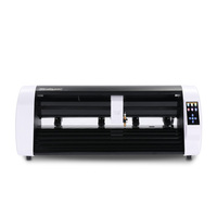 Plotter de corte de pegatinas de vinilo de 24 pulgadas, cortador de película recubierto de Motor paso a paso, dispositivo de corte de contorno inteligente de corte de escaneo de cámara automático