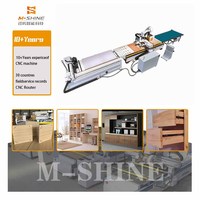 Máquina CNC de Anidamiento ATC de Carga y Descarga Automática M-shine con PLC Syntec, Bomba, para Línea de Puertas de MDF y Contrachapado, Modelo 1330, Servo Leadshine de 1500W