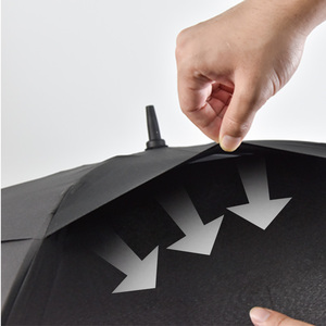 Ombrello da golf con logo personalizzato uv argento ventilato ad aria a doppio strato in cina - Product Image 2