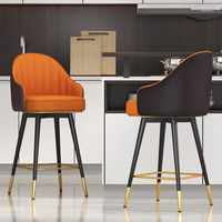 Chaise de Bar de Restaurant Moderne Tabouret de Bar Haut pour Cuisine Chaise de Salle à Manger Moderne Meubles de Salle à Manger Tabouret Chaise
