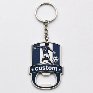 Porte-clés personnalisé en gros pour supporters de football, décapsuleur, chaînes, promotion de matchs, support de clés pour regarder le match - Product Image 2