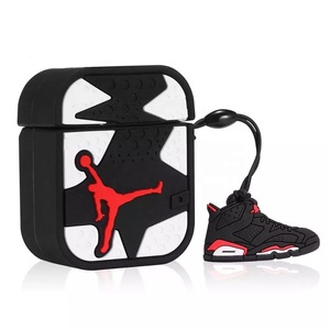 3D Vui Vẻ Sang Trọng Mát Thiết Kế Bộ Dụng Cụ Nhân Vật Da Mềm Silicone Dễ Thương Trường Hợp Cho Airpods 2 3 Pro Bóng Rổ Dunking Điện Thoại Di Động Trường Hợp - Product Image 2