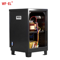 Stabilisateur de tension à relais AC monophasé 10 kVA avec interface tactile WF.EL, régulateur de tension pour usage domestique et professionnel, efficacité de 98 %