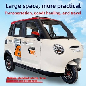 Triciclo Eléctrico Tipo Scooter Cerrado <span class=keywords><strong>para</strong></span> Adultos, Uso Doméstico, Energía Nueva, 30-50 km/h, <span class=keywords><strong>para</strong></span> Recoger y Entregar Niños - Product Image 3