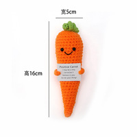 Poupées et jouets en peluche à énergie positive, tissés à la main, en forme de légumes, tricotés et au crochet