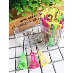 Lindos Limpiadores de Oídos de Dibujos Animados y Palillos para Oídos con Mango de Acero Inoxidable, 50 por Caja, Venta al por Mayor de Tiendas One-Yuan - Product Image 2
