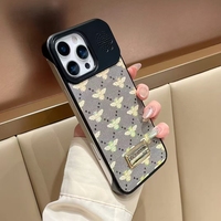 2025 nouveau Design étui de luxe mode doux antichoc papillon Laser paillettes étui de téléphone portable pour iPhone Plus avec Bracelet