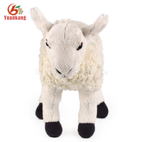 Russ Best Made mignon chèvre jouets en gros animaux en peluche gros gros bébé agneau Mini peluche mouton jouet