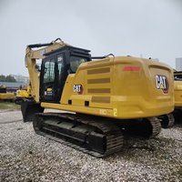 Excavatrice sur chenilles Cat d'occasion, comme neuve, 20,5 tonnes, modèle 2022, avec moteur en excellent état de marche, godet de 1,0 m³, bon état, divers modèles disponibles