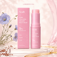 Baume multi-usages hydratant au collagène PDRN Syulli pour le visage, base de maquillage, soin pour peaux sèches, stick hydratant réparateur pour le cou