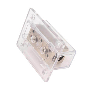 Audio Converter 0ga To 4ga 2 Way Grounding Splitter Plastic With Cover For Car <b>Stereo</b> <b>System</b> - Product Image 3