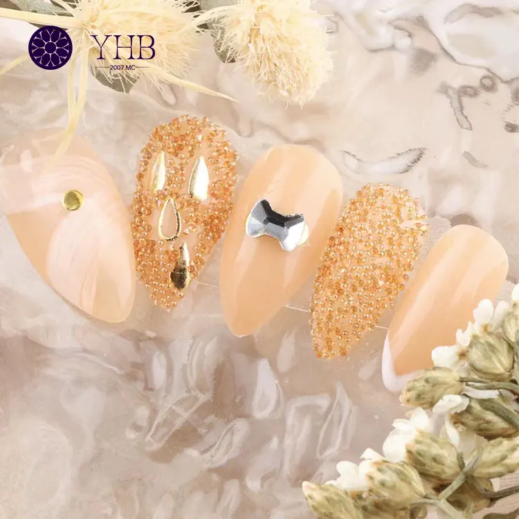 Nhà Máy Bán Buôn Mini 5G Pha Lê Bead Micro Glass Bead Pha Lê Cát Rhinestone Cho Móng Tay Nghệ Thuật Trang Điểm DIY Craft