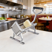 Commerciële gemotoriseerde voedselverwerkingsmachine groentesnijder ergonomische hendel 304 roestvrij staal 10kg/u capaciteit grootschalig