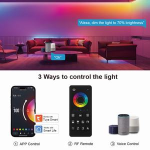 Contrôleur de bande LED Aipin C214 RGBW 15A DC12-24V PWM 2.4G Zigbee WiFi pour contrôle à distance multi-zones, groupe maillé IP20 - Product Image 3