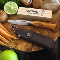Étui à couteau personnalisé étui à couteau en cuir PU durable fourreau de couteau de cuisine d'extérieur pour les amateurs de camping