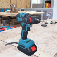 Ensemble de perceuses sans fil 21V personnalisables, sans balais, à vitesse variable, avec mandrin auto-serrant, pour la construction et les projets de bricolage à domicile