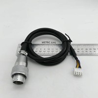 Connecteur mâle WS16 à 4 broches, étanche IP68, de type aviation, à verrouillage par vis, avec contacts plaqués or, pour usage industriel