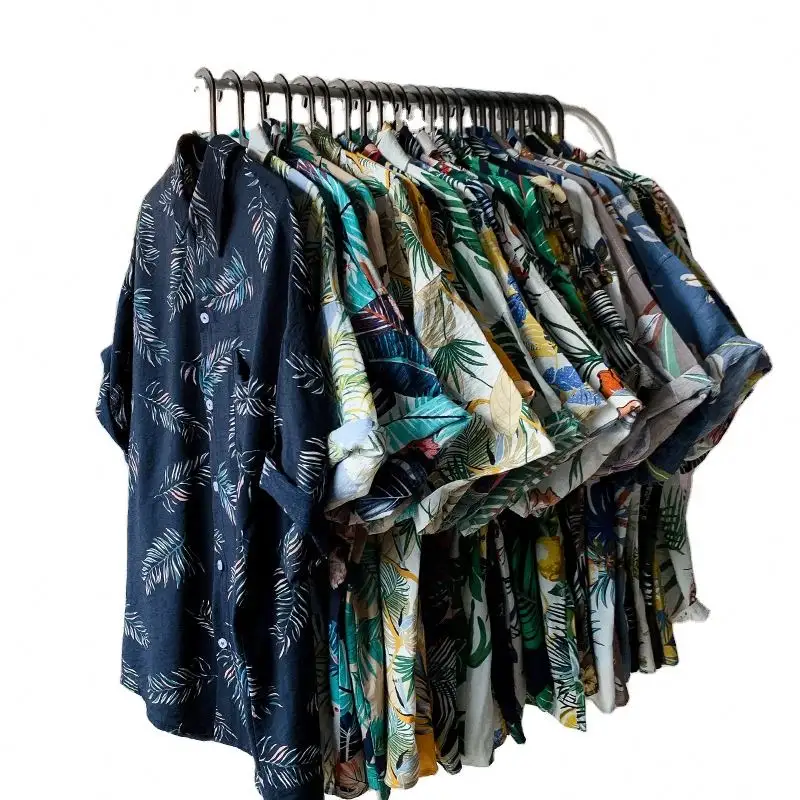 All Over Print Floral Graphic Hawaiian Shirts Cotton Fabric Breathable Custom Design Aloha Shirts