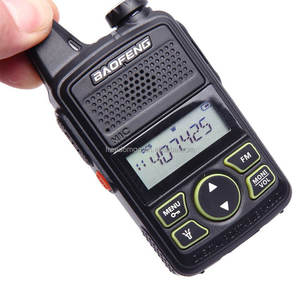 Baofeng Mini Walkie Talkie BF-T1 tiện dụng hai chiều đài phát thanh UHF 400-470MHz 20ch di động nhỏ <span class=keywords><strong>ham</strong></span> FM Đài phát thanh cho trẻ em - Product Image 4