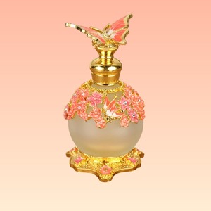 Botella de cristal de perfume esencial al mejor precio mayoristas de perfume de lujo de 25ml en botella de cristal de perfume de color personalizado de Dubái - Product Image 3