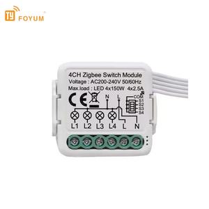 Module d'interrupteur <span class=keywords><strong>Zigbee</strong></span> à 1 canal, sans feu, télécommande, disjoncteur intelligent pour la maison, application de télécommande, commande vocale, interrupteur caché - Product Image 3