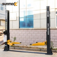 SAMFD CE 4000 5000kg 8800 10000LBS Élévateur hydraulique pour véhicules, plateforme élévatrice électrique, pont élévateur 2 colonnes pour voitures