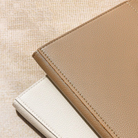 Carnet de notes en cuir personnalisé avec logo en relief, estampage à chaud argent ou or, avec stylo, journal à couverture rigide, agenda relié en papier
