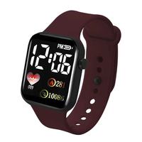 Montre électronique de sport tendance pour étudiants 2026, montre LED pour enfants, montre numérique de luxe pour enfants, à prix abordable