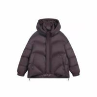 Blouson Bomber Unisexe Tendance Oversize Hiver Streetwear en Satin Réversible Écologique Imperméable Assorti pour Couples Décontracté