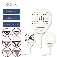 Raquette de paddle en fibre de carbone de forme diamantée, de haute qualité, personnalisée, nouvelle collection Qingyu Sport, fabrication professionnelle OEM USAPA.