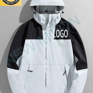 Custom Outdoor <b>Jacket</b> <b>Thin</b> Hooded Coat Windproof and <b>Waterproof</b> <b>Jacket</b> European and American Large Size Men - Product Image 2
