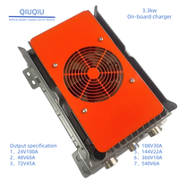 Chargeur embarqué 3,3 kW 96 V 32 A, chargeur étanche 72 V 40 A 110 VDC pour chariot élévateur et moto