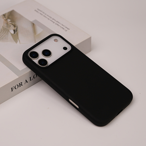 Ốp điện thoại <span class=keywords><strong>iPhone</strong></span> 17 16 Pro Max chất liệu silicon lỏng mềm mại, thiết kế thời trang, bảo vệ toàn diện, điểm nhấn màu sắc tùy chỉnh - Product Image 4