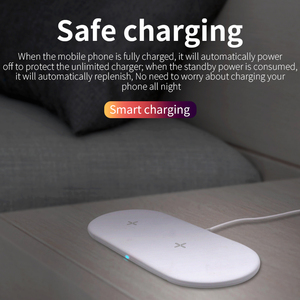 Vendita calda <span class=keywords><strong>3</strong></span>-in-1 veloce 10W potenza di uscita Wireless caricabatterie Pad qc3. 0 5V/2A ottimale OTP OVP protezione compatibile per 12/13/14 - Product Image 6