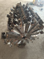 Hacheuse à fourrage pour tracteur de 50 à 100 ch, adaptée aux bétail, aux chèvres, aux moutons, à l'alimentation du bétail, à la récolte de maïs ensilage, avec une machine à hacher l'herbe et le napier
