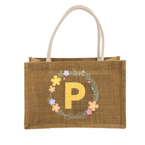 Nhà Máy Bán buôn vải làm vách ngăn Túi Tote Túi sinh thái thân thiện lanh đay Túi mua sắm với bông web xử lý - Product Image 5