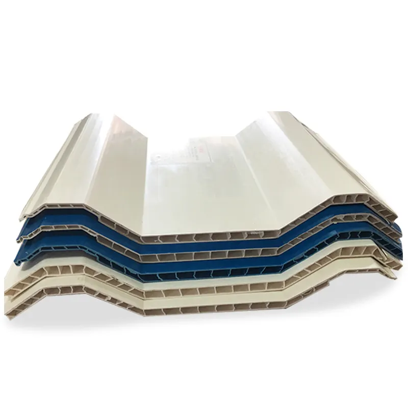 Creux feuille de toit en pvc