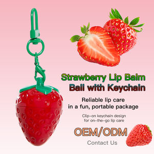 Bálsamo Labial en Forma de Fresa, Etiqueta Privada OEM ODM, Hidratante, Nutritivo, Repara los Labios Agrietados, Suaviza y Aporta Volumen - Product Image 5