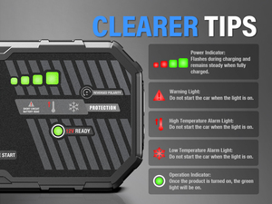 3400a mini xách tay khẩn cấp Xe pin sạc nhảy bắt đầu 16000mAh 12V Jumper khởi động ngân hàng điện xách tay khẩn cấp Kit Cáp - Product Image 4