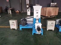Extrudeuse à vis unique pour aliments flottants pour poissons Machine à granulés d'aliments pour poissons-chats Machine de fabrication d'aliments pour poissons pour animaux de compagnie